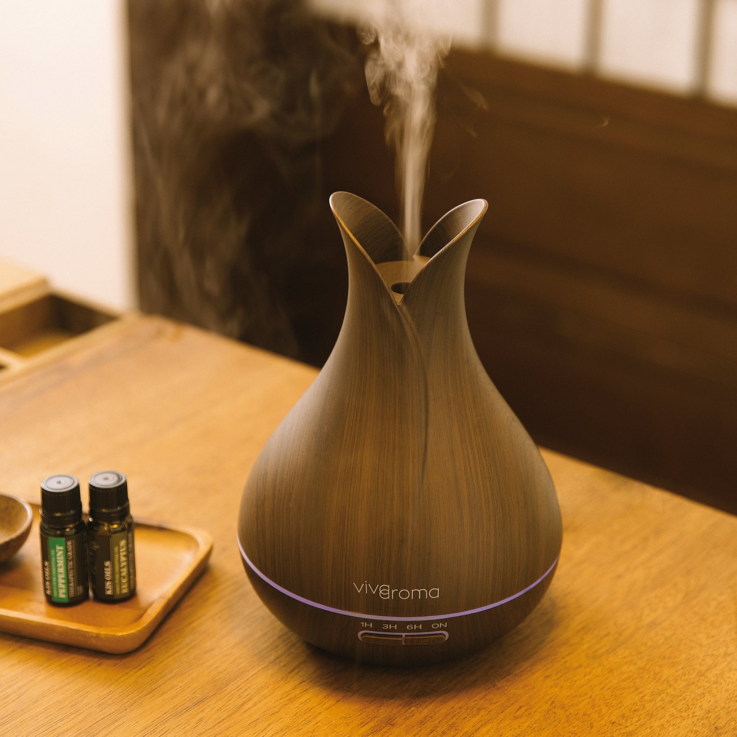 Vivaaroma Diffusor - Vase Ebenholz