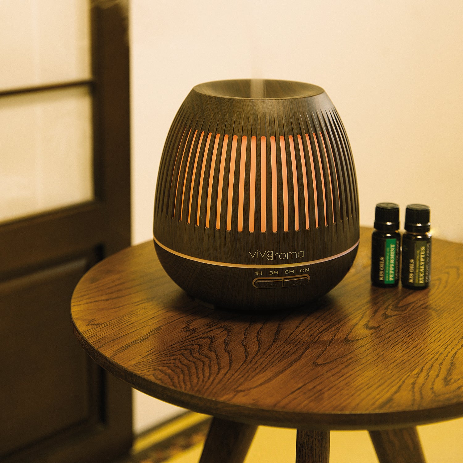 Vivaaroma Diffusor - Rillen Ebenholz