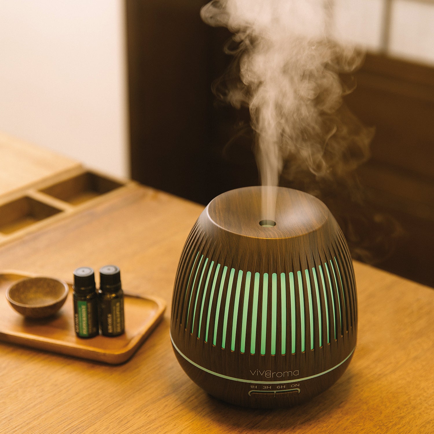 Vivaaroma Diffusor - Rillen Ebenholz